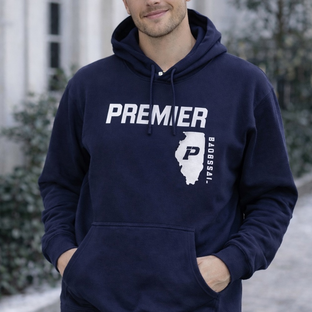 New Balance Navy Premier Men's Hoodie